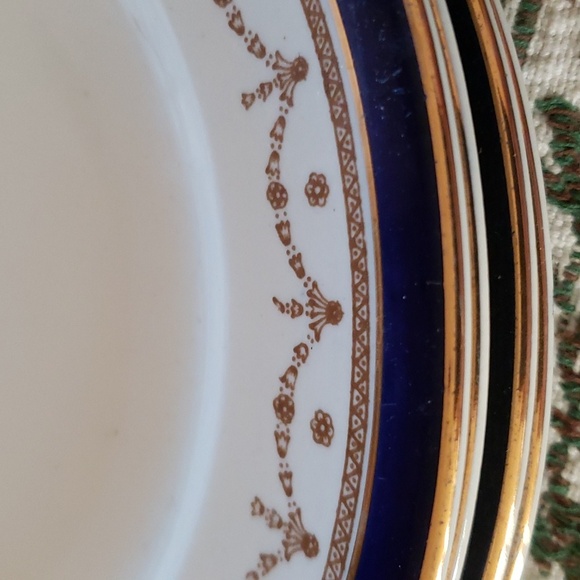 One Alfred Meakin Swag Bleu De Roi 9 3/4 " Bowl England Vintage - Picture 2 of 4
